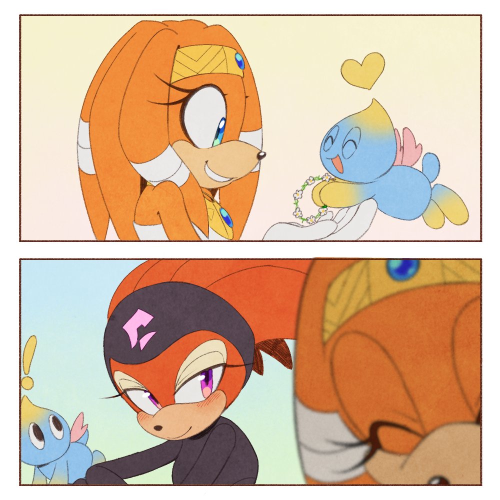 bonehearts's tweet image. this one is 1.5 yrs old now but i need more people to know about my precious rarepair..... #tikaltheechidna #shadetheechidna #tikade