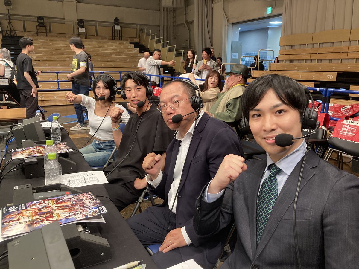 Angie85002281's tweet photo. knockout 後楽園ホール解説させていただきました！！

大沢選手、、かっこよかったです！ごめんなさいでした🔥💦

予想外すぎる試合ばかりで楽しかったなぁぁ！！ https://t.co/mJ1PQNI49P