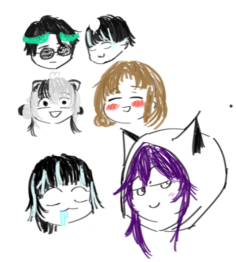 drew some friends on strem