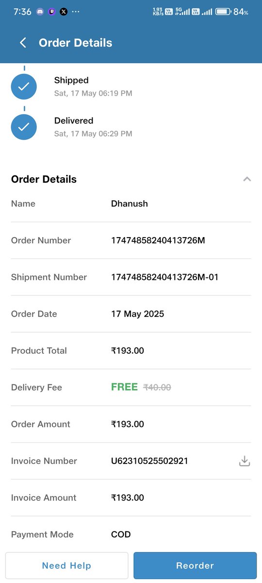 dhanush_nova's tweet image. @JioMart sent me expired snacks. Raised a ticket 72 hours ago—still no response. Is your support team @JioMart_Support expired too? Fix this before it goes viral.
#JioMart #ExpiredProduct #CustomerFail