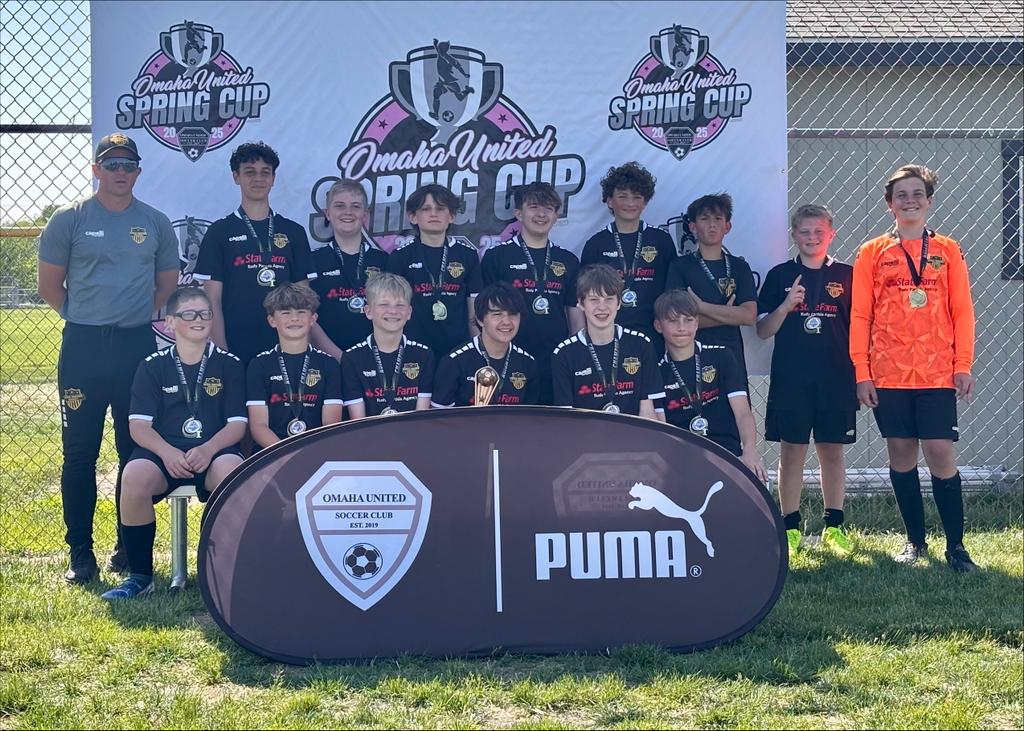 🔥 An all Xtra Final at the Omaha United Spring Cup! Congrats to our 2011 Boys as winners, and well done to our 2012 Boys as runners-up. Great job from both teams to make it to the final! ⚽🏆👏