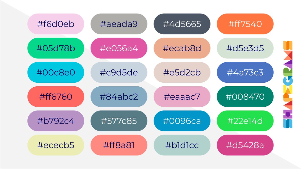 shapegrams's tweet image. These colors are cool, collected, and everywhere lately.
Recognize them? Add a reply! 💬