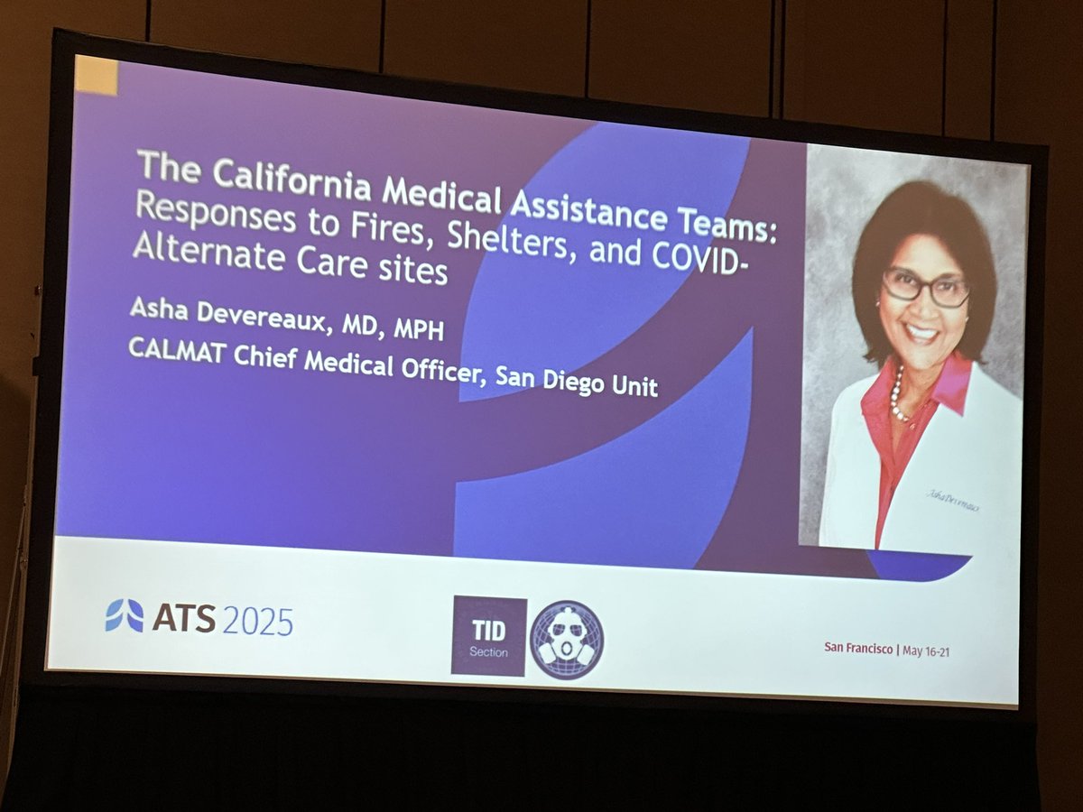 ATS Section on Terrorism and Inhalation Disasters (@atstidsection) on Twitter photo Dr. Asha Devereaux, MD is talking right now at our <a href="/ATSTIDSection/">ATS Section on Terrorism and Inhalation Disasters</a> meeting Dr. Asha Devereaux, MD is talking right now at our <a href="/ATSTIDSection/">ATS Section on Terrorism and Inhalation Disasters</a> meeting