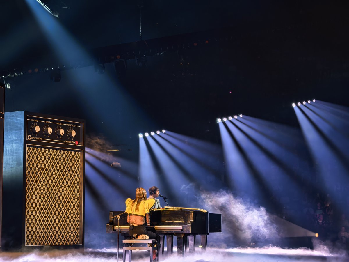 acme_lighting's tweet photo. What a night in Basel! Austria takes the crown at #Eurovision2025!
Relive the magic with these snapshots from the grand final’s electrifying arena moments. What an incredible production behind the scenes, they are the starts too!
#AcmeLighting #Tornado #PixelLineIP #SuperDotline https://t.co/SKwMlizXhe