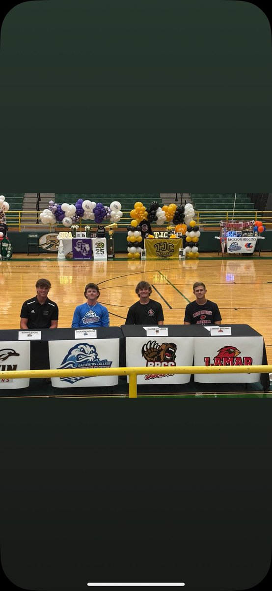American Legion Post 554 Baseball (@legion554) on Twitter photo Congratulations to 2025 post 554 players for signing to further their baseball and academic careers.
<a href="/jhigg1112/">Jackson higgins</a> Galveston community college
<a href="/ronnie_rousee/">Ronnie Rouse</a> Alvin community college
<a href="/lewis_tren37381/">Trenton Lewis</a> Baton Rouge community college
<a href="/JarretW_2025/">Jarret Williams</a> Lamar university Congratulations to 2025 post 554 players for signing to further their baseball and academic careers.
<a href="/jhigg1112/">Jackson higgins</a> Galveston community college
<a href="/ronnie_rousee/">Ronnie Rouse</a> Alvin community college
<a href="/lewis_tren37381/">Trenton Lewis</a> Baton Rouge community college
<a href="/JarretW_2025/">Jarret Williams</a> Lamar university