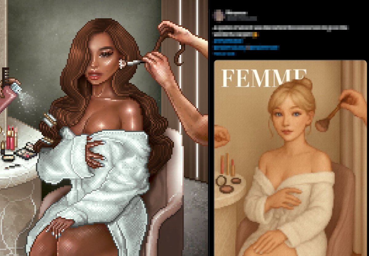 Eles dizem "IA vai substituir artistas", bom... eu discordo!

Minha arte utilizada como prompt para criar uma aberração, enfatizou ainda mais o meu desprezo pela ferramenta. Não como um todo, mas como ela é sempre defendida para fuder ilustradores, e nunca qualquer outro uso.