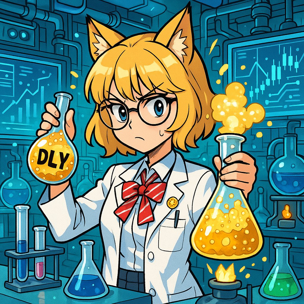 WorldleToday's tweet photo. Something’s bubbling in the lab… 🧪✨
The $DLY tokenomics upgrade is coming.
Get ready for a sweeter, stronger system. https://t.co/04HgBs1zOS