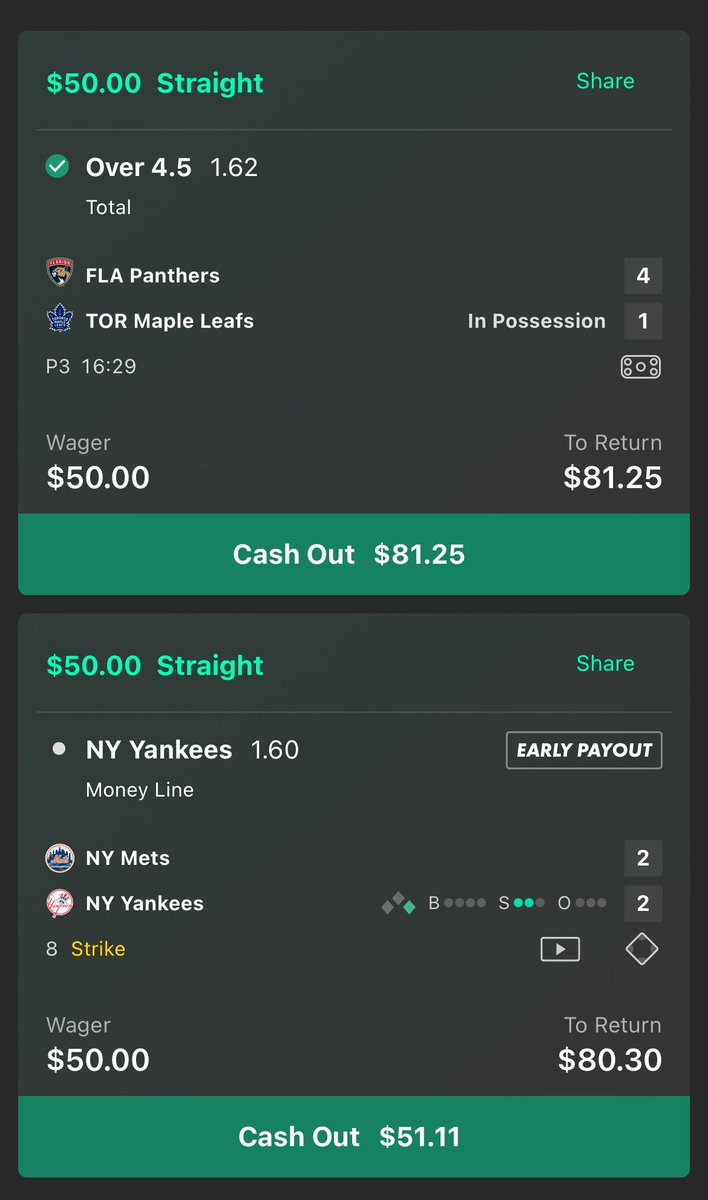 MvPicksCanada's tweet photo. Maple Leafs β
π°
NY Yankees β
π°
Tonight all plays were posted in our telegram dm if interested π
#GamblingTwitter
#BettingTips
#SportsBetting
#NHLBets
#MLBBets
#Bet365Wins
#CashOut
#ParlayWin
#SharpPlays
#TelegramBets https://t.co/YuxbsSl45h