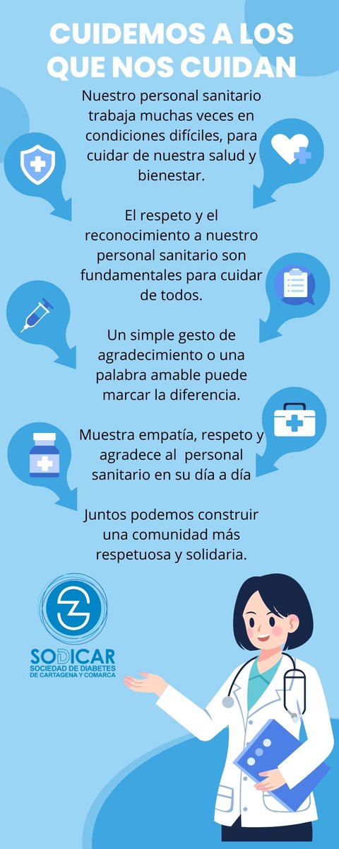 Sodicar's tweet image. El pasado 13 de mayo instalamos una mesa informativa y campaña de detección precoz en el @cs_oeste
Aprovechamos la ocasión para dejar constancia de nuestro reconocimiento y agradecimiento por la labor realizada por nuestros profesionales sanitarios. 💙
@Area2Cartagena