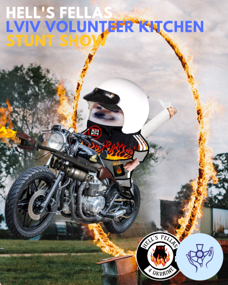 The Hell’s Fellas, NAFO’s very own MCC, offers mo’fo gasoline-scented and slightly smoky greetings to all fellas on NAFO’s third anniversary. 

The road brought us here. We ride for 🇺🇦 until we can ride in 🇺🇦 under a peaceful sky. 

<a href="/LXSummer1/">LX</a> <a href="/bopandy1/">Macho Fella Andy Savage 🇮🇪🫶🇺🇦</a> <a href="/HellsFellas/">Hells Fellas</a>