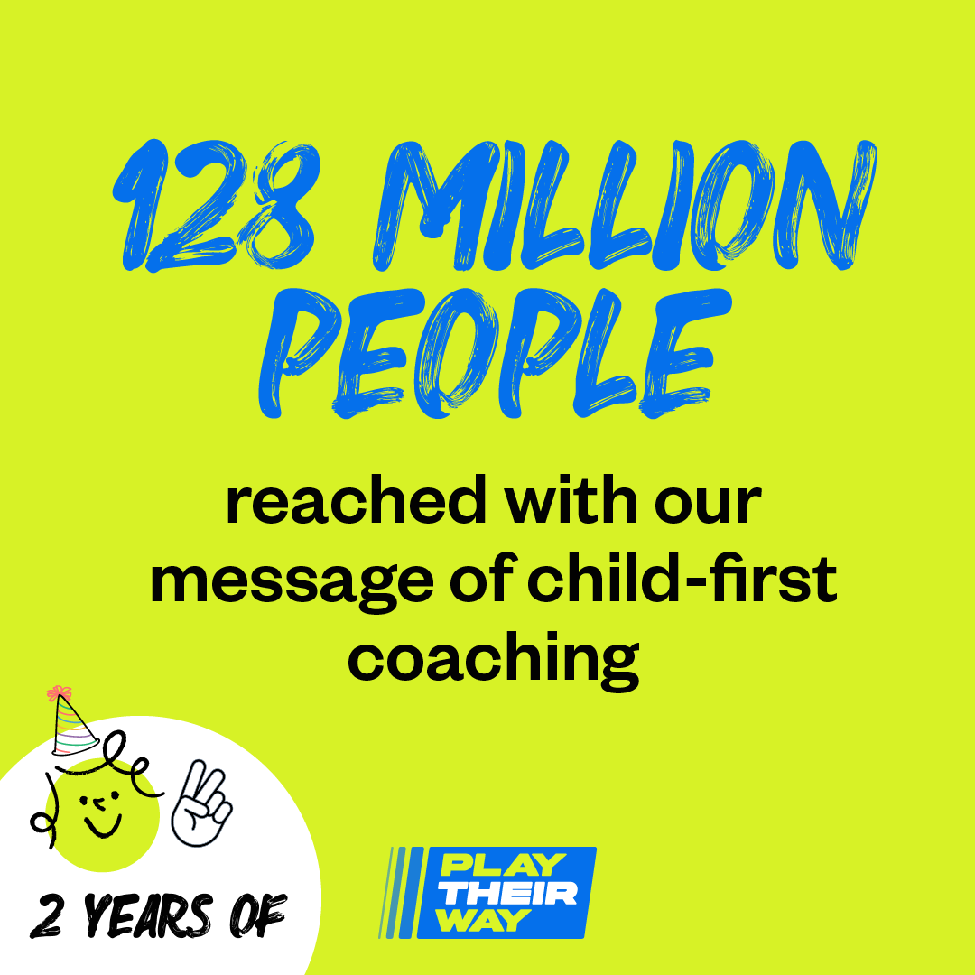 Play Their Way <a href="/playtheirway/">playtheirway</a>  turns 2 today 📷

We’re proud to be a member of the Children’s Coaching Collaborative, a collective of passionate people and organisations who are the driving force behind the #PlayTheirWay movement.

Join the movement today: playtheirway.org