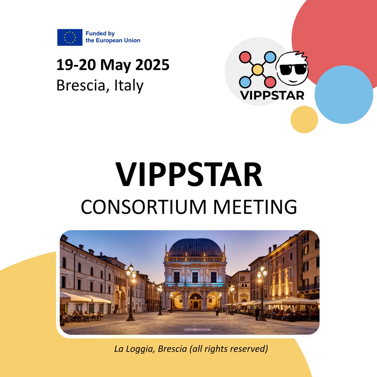 The first #VIPPSTAR Consortium Meeting kicks off in Brescia!🚀  

Partners from 11 countries unite to advance personalised care for visually impaired youth through #AI, #accessible telemedicine and #inclusive design. 

👉 Stay tuned for updates!

#HorizonEurope #DigitalHealth
