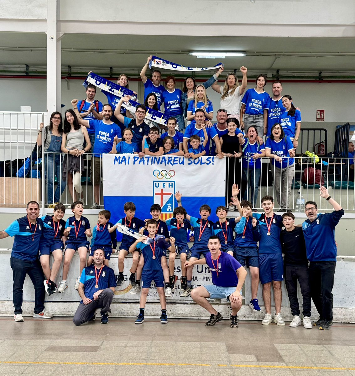 Orgull d’equip, orgull de club! Seguim creixent, ara amb un 4rt lloc als Campionats de Barcelona (Benjamí). Pròxima parada… La Seu d’Urgell! 🏆
#ForçaHorta