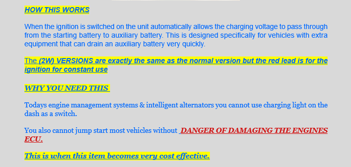 😱CALLING ALL BARGAIN LOVERS!!😱

Check out our offer of the week on our 2 wire 12v split chargers!

For a limited time only - while stocks last! 😮

#bargain #batterymanagement #draining #battery #van #mondaymadness #ambervalleyllp