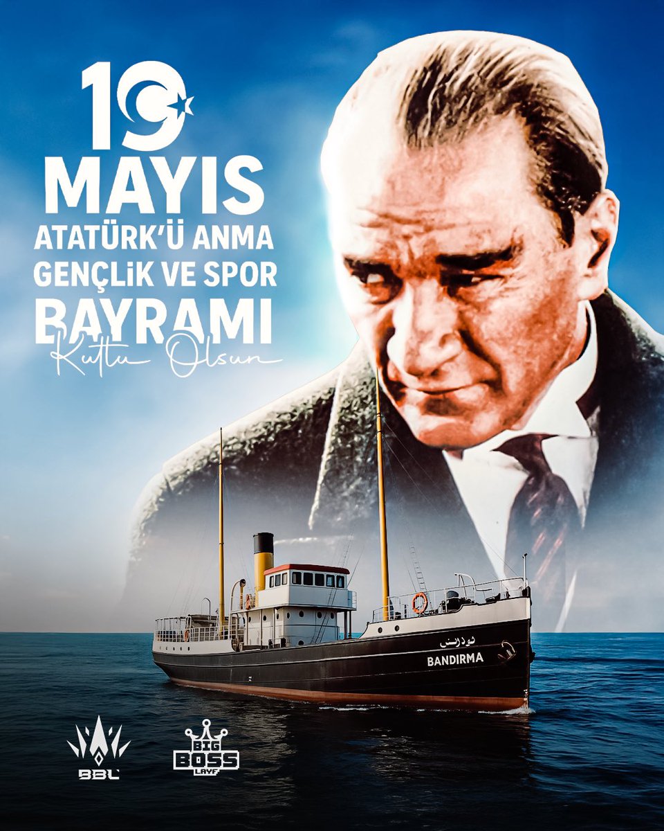 “Ey yükselen yeni nesil! İstikbal sizsiniz. Cumhuriyeti biz kurduk, onu yükseltecek ve yaşatacak sizsiniz.”

Bize bıraktığın bu kutlu mirası ilelebet gururla taşıyacak, her daim senin izinde yürüyeceğiz.

19 Mayıs Atatürk'ü Anma, Gençlik ve Spor Bayramımız kutlu olsun! 🇹🇷