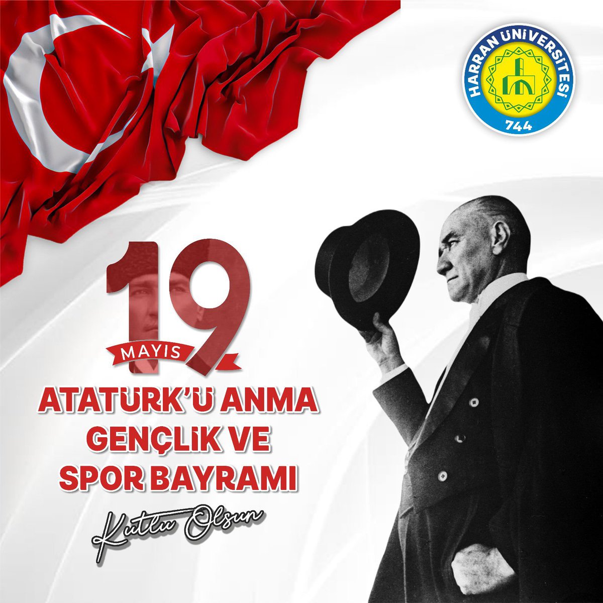 19 Mayıs Atatürk'ü Anma, Gençlik ve Spor Bayramımız kutlu olsun🇹🇷

#19MAYIS