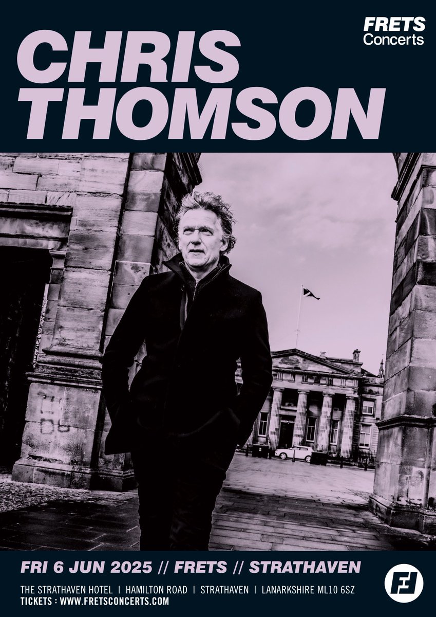 Chris Thomson is playing a solo acoustic set at FRETS on Fri 6th June in the Strathaven Hotel. Chris will be performing songs from his catalogue with Friends Again/The Bathers. The Cowboy Mouth &amp; Sister John will both perform their new albums live.
TIX: 
wegottickets.com/event/657648