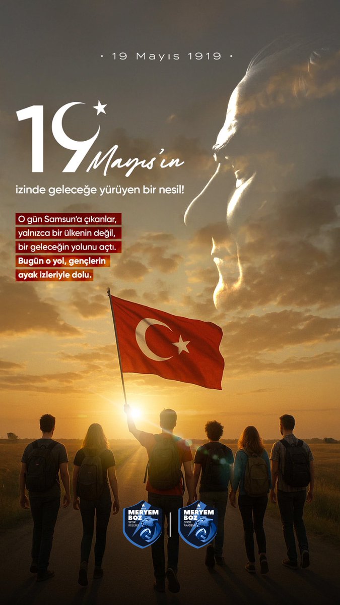 19 Mayıs Atatürk’ü Anma Gençlik ve Spor Bayramı Kutlu Olsun.