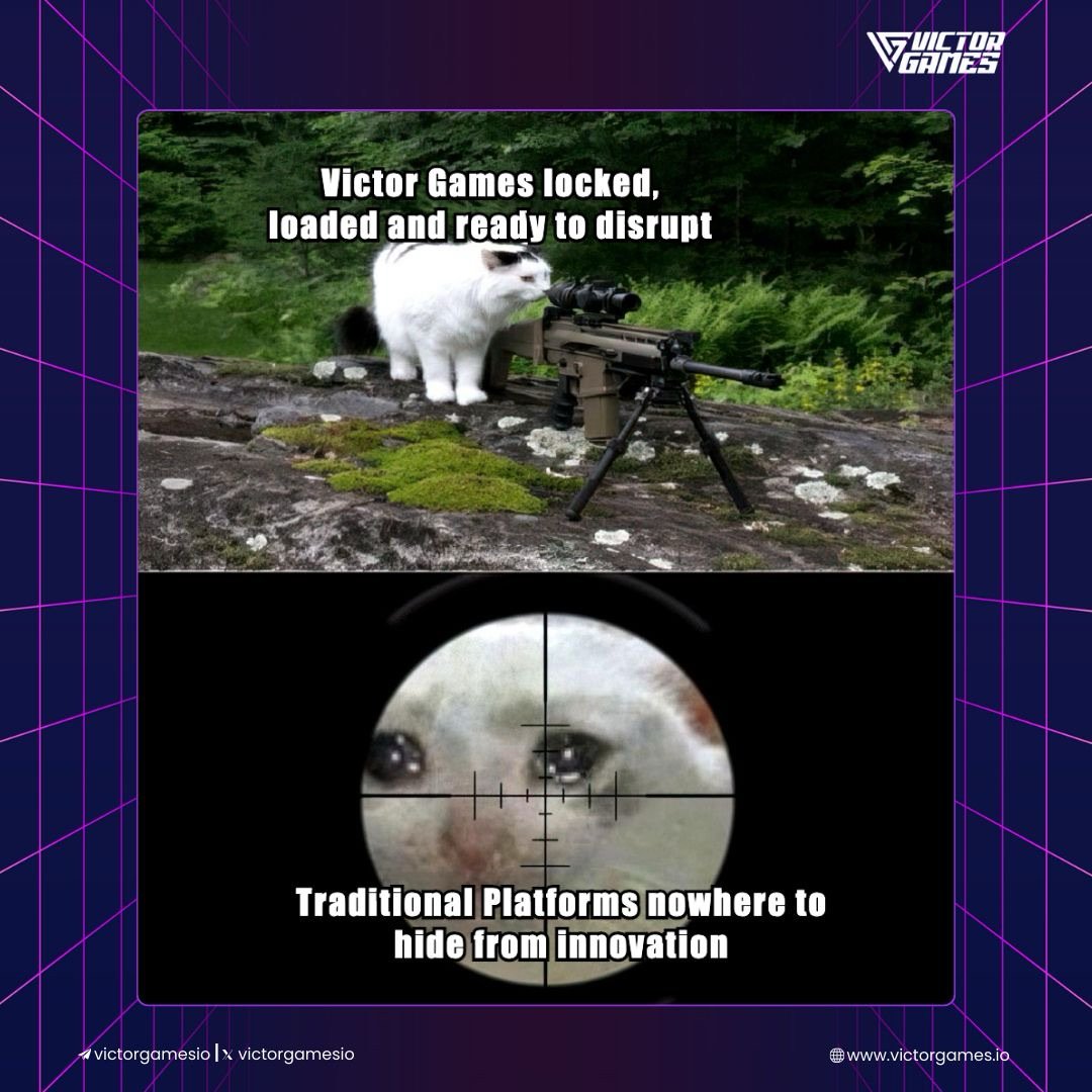 🚨 Victor Games is here, locked and loaded, ready to take aim at outdated gaming platforms! 

No more limits, no more middlemen—just pure innovation and player power. 💥 🎯

#VictorGames #StayTuned