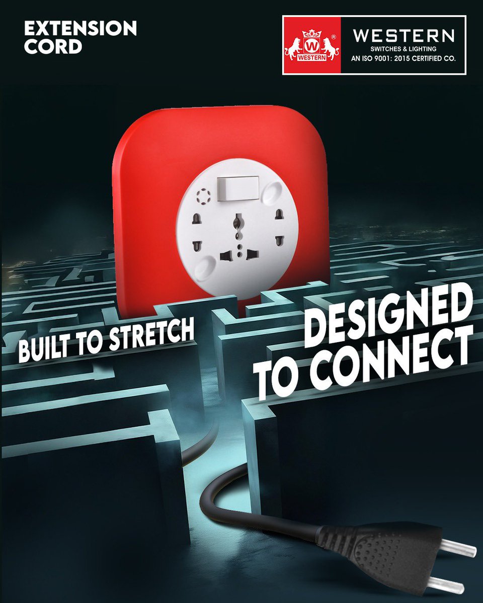 WesternEleInfo's tweet image. Messy wires. Awkward plug points. Devices left out of reach.

Not anymore.

Western Extension Cords are built for modern homes that refuse to compromise on convenience or design.

Because power shouldn’t be a puzzle. 

#WesternElectricals #ExtensionCord #BuiltToStretch