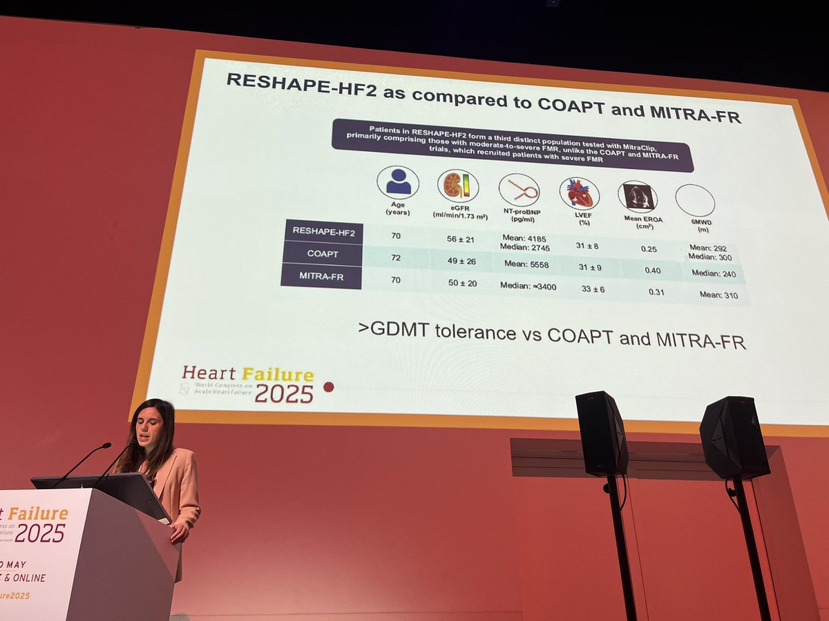 Victoria Delgado (@vdelgadogarcia) on Twitter photo #HeartFailure2025 highlighting the prognostic impact of secondary #MR and stressing the role of cardiovascular imaging and Transcatheter therapies on top of #GDMT
<a href="/iCorGTrias/">L'Institut del Cor del Germans Trias</a> <a href="/NAjmoneMarsan/">Nina Ajmone Marsan</a> <a href="/MariannaAdamo1/">Marianna Adamo</a> <a href="/EACVIPresident/">EACVI President</a> #HeartFailure2025 highlighting the prognostic impact of secondary #MR and stressing the role of cardiovascular imaging and Transcatheter therapies on top of #GDMT
<a href="/iCorGTrias/">L'Institut del Cor del Germans Trias</a> <a href="/NAjmoneMarsan/">Nina Ajmone Marsan</a> <a href="/MariannaAdamo1/">Marianna Adamo</a> <a href="/EACVIPresident/">EACVI President</a>