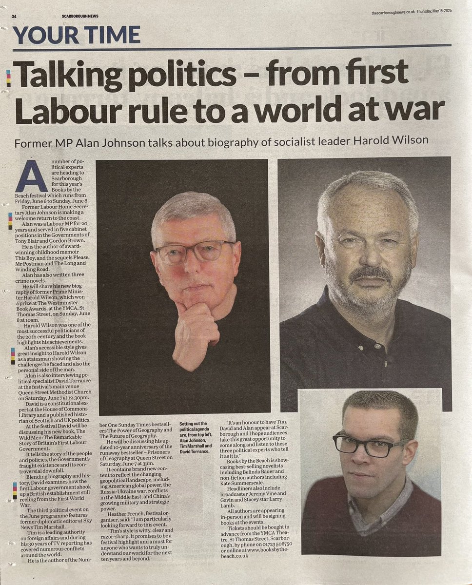 Books by the Beach (@scarboroughbook) on Twitter photo TOP Political experts appearing at #scarborough #bookfestival 6-8 June! BIG THANKS <a href="/TheScarboroNews/">The Scarborough News</a> <a href="/SueWilkinsonSN/">Sue Wilkinson</a> for article. Tickets & festival lineup at booksbythebeach.co.uk <a href="/GerryFoleyTV/">Gerry Foley</a> <a href="/alan_books/">Alan Johnson Books</a> <a href="/BooksUpNorth/">Sarah Tyson</a> <a href="/eandtbooks/">Elliott & Thompson</a> <a href="/_SwiftPress/">Swift Press</a> <a href="/BloomsburyBooks/">Bloomsbury Books UK</a> #Politics TOP Political experts appearing at #scarborough #bookfestival 6-8 June! BIG THANKS <a href="/TheScarboroNews/">The Scarborough News</a> <a href="/SueWilkinsonSN/">Sue Wilkinson</a> for article. Tickets & festival lineup at booksbythebeach.co.uk <a href="/GerryFoleyTV/">Gerry Foley</a> <a href="/alan_books/">Alan Johnson Books</a> <a href="/BooksUpNorth/">Sarah Tyson</a> <a href="/eandtbooks/">Elliott & Thompson</a> <a href="/_SwiftPress/">Swift Press</a> <a href="/BloomsburyBooks/">Bloomsbury Books UK</a> #Politics