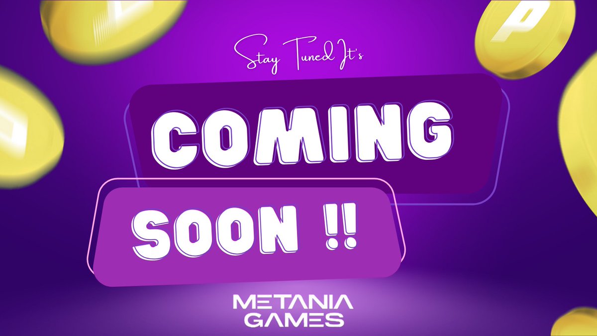 🔮 The Next Chapter is Loading...

They say good things take time.
We say great things come with perfect timing. ⏳
$METANIA is about to step onto a much bigger stage.
New doors are opening — wider, faster, and for many more people around the world. 🌍

This is not just a