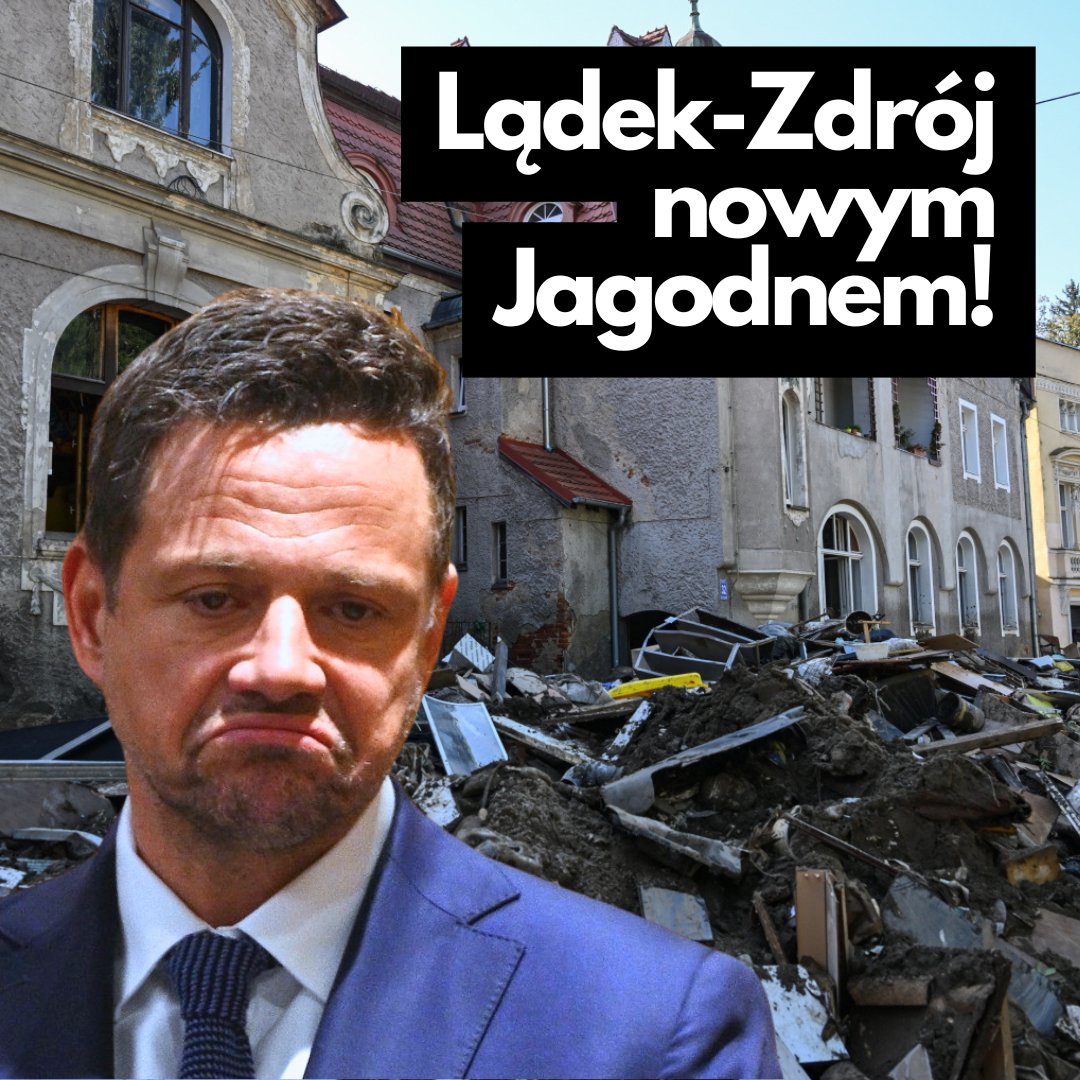 Są miejsca, które zalewa woda. I są miejsca, które zalewa głupota. A Lądek-Zdrój – perła Dolnego Śląska – właśnie doświadczył obu żywiołów naraz. Po tym jak ich własne domy i mieszkania zamieniły się w akweny, a ściany odpadają z wilgoci szybciej niż argumenty Koalicji
