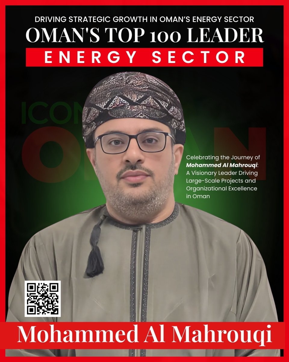 IconsOman's tweet photo. A Visionary Leader Driving Large-Scale Projects and Organizational Excellence in Oman 
With a career spanning over 17 years, @MohammedAlMahro  has established himself as a skillful and results-oriented General Manager known for leading large-scale projects with precision. https://t.co/LaNIyK3M1O