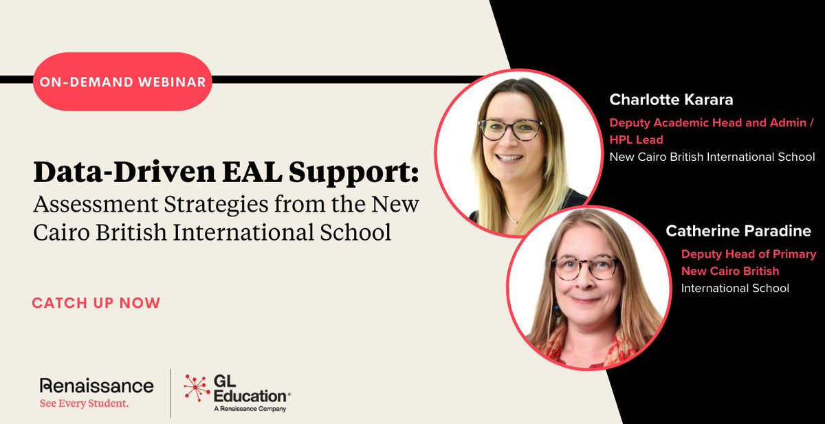Missed our live webinar with New Cairo British International School?

Their GL Education assessments helped increase EAL support, delivering improvements for multilingual learners.

Wondering how they did it? 

Catch up on demand here by filling in the form: