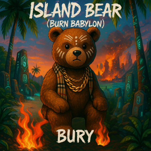 ISLAND BEAR (BURN BABYLON) IS OUT NOW 🐻🔥
Left the system. Burned the mask.
Mushroom visions, crypto missions.
This ain’t a single. It’s a signal.
🪬 Press play &amp; remember who tf you are: 
 (link in the bio)

#Pulsechain $BURY #IslandBear