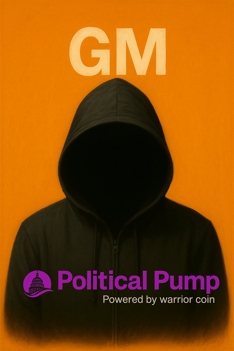 GM and Happy Monday 🟧

The Bitcoin king doesn’t sleep — and neither do we.
As markets wake up, so does the mission: transparency, power to the people, and 100% community-driven value.
Start your week with conviction.
Start it with Political Pump — powered by WARRIOR, backed by