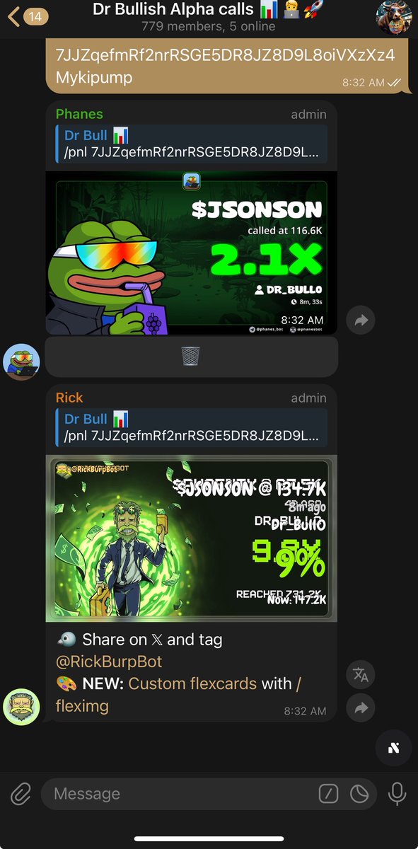 Dr_bull0's tweet image. $JSONSON hit over 2x  profit 🚀🎯

Dm for early entry 💸💸💸💸

#JSONSON

7JJZqefmRf2nrRSGE5DR8JZ8D9L8oiVXzXz4Mykipump