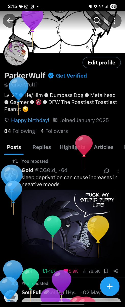 ParkerWulff's tweet photo. BIRFDAY BIRFDAY BIRFDAY BIRFDAY BIRFDAY BIRFDAY!!! 🎂🥳🎉 https://t.co/d5HmZ9qwtT