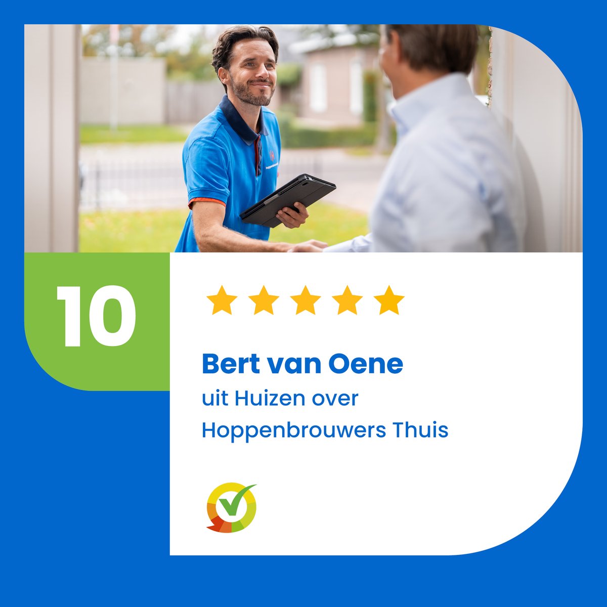 💭 "Keurig en netjes gewerkt," schrijft Bert van Oene uit Huizen nadat hij door ons een cv-ketel liet installeren. "Alles perfect geïnstalleerd." 👌🏼

⭐⭐⭐⭐⭐ Hij beoordeelt Hoppenbrouwers Thuis met een 10. #klantreview #cvketel