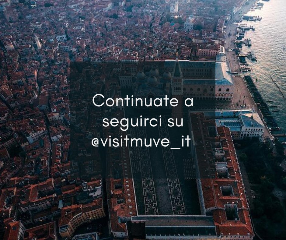 Grazie per averci seguito fin qui!
📢Abbiamo scelto di unificare la comunicazione X per offrire una visione più ricca e aggiornata di tutte le attività dei musei MUVE.

👉Questo account non sarà più attivo ma continuate a seguirci sul canale ufficiale <a href="/visitmuve_it/">MUSEI DI VENEZIA</a>

#visitmuve