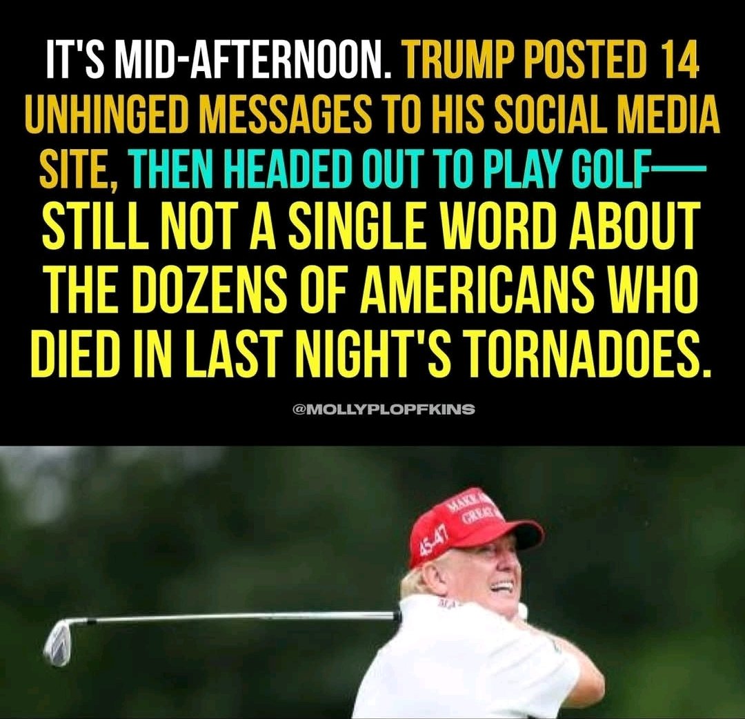 Maga: trump loves us!!!
Trump: fuck you