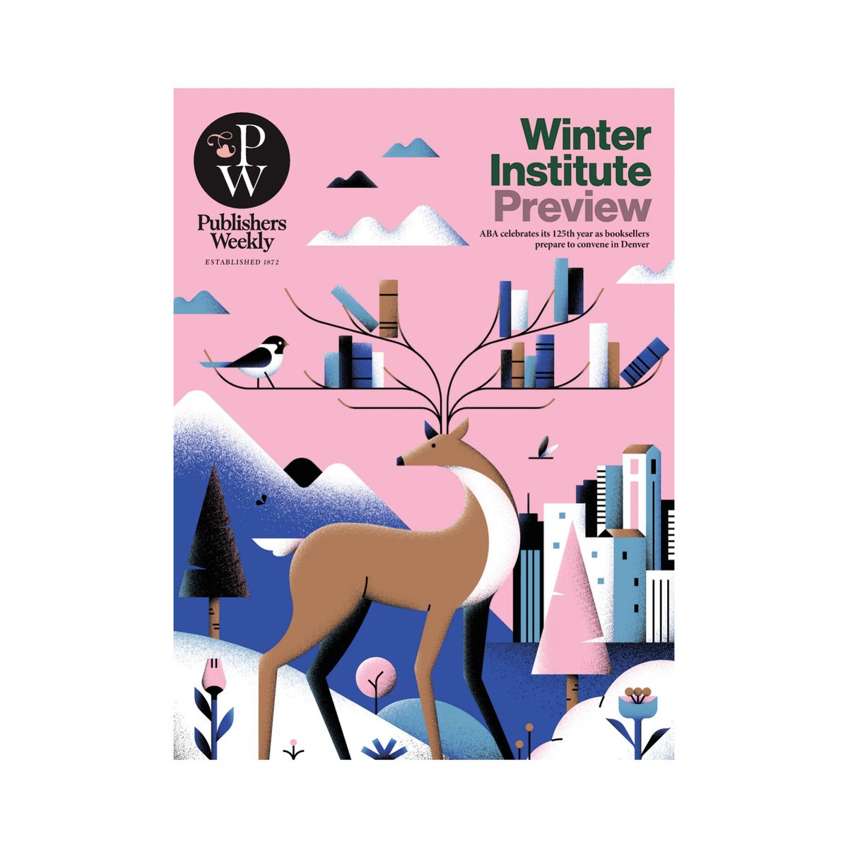 wordythings's tweet photo. New work up on @dribbble - Cover illustration for Publishers Weekly #illustration #print 

https://t.co/knkixjeEd4 https://t.co/z9t3eXmxPr