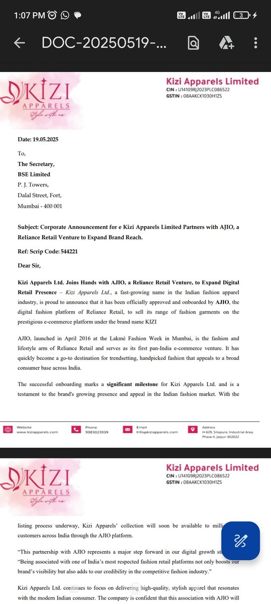 GAURAVNAND21504's tweet photo. Kizi Partners with AJIO
#SME https://t.co/kKsXvGEcL1