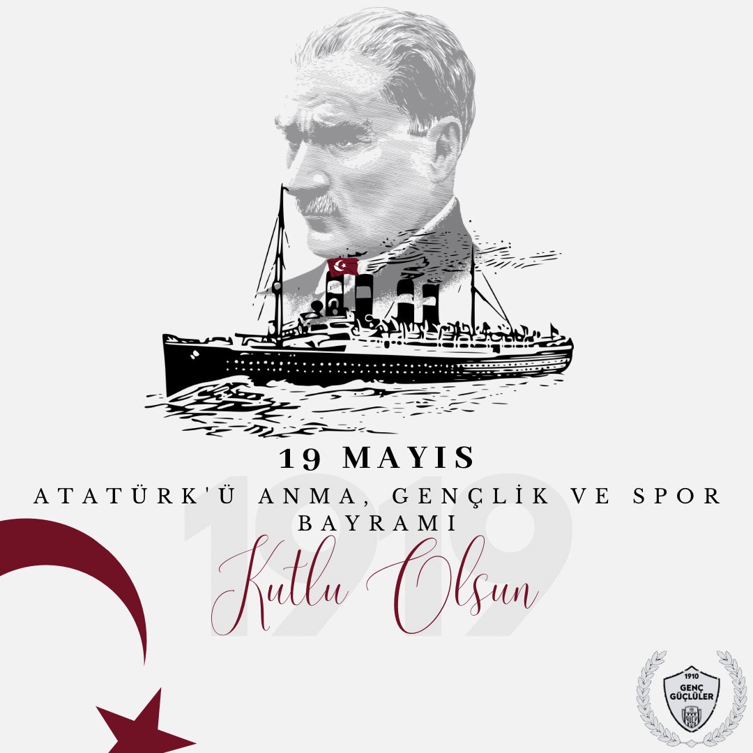 Gazi Mustafa Kemal Atatürk'ün Samsun’da  bağımsızlık mücadelesini başlatmasının 106.yılındayız! 

19 Mayıs Atatürk'ü Anma, Gençlik ve Spor Bayramımız kutlu olsun!

#Ankaragücü #GençGüçlüler #19mayıs1919