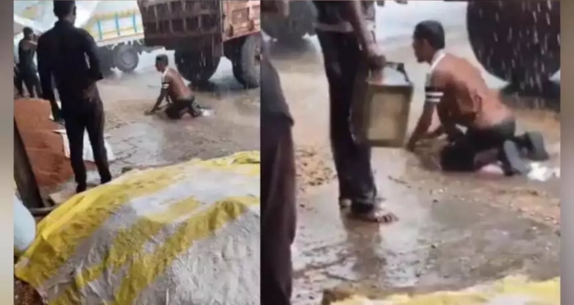 seeit_thru's tweet photo. A heartbreaking image of a farmer on his knees, in the middle of heavy rain, trying to save his soaked crops, highlights the painful reality of our agricultural backbone.
it’s about thousands silently suffering the same fate.And without food, there’s no future.

#FPO #farmer #pmo https://t.co/H0yE9wejcK