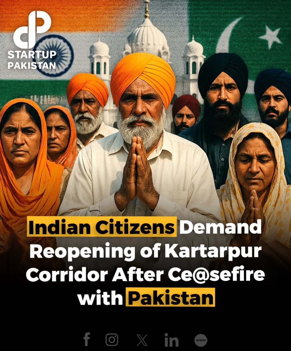 PakStartup's tweet image. Following last week’s ce@sefire between Pakistan and India, calls are increasing in India to reopen the Kartarpur Corridor. 

This is informational post, based on available reports.

Image is just for reference. 

#KartarpurCorridor #IndiaPakistanRelations