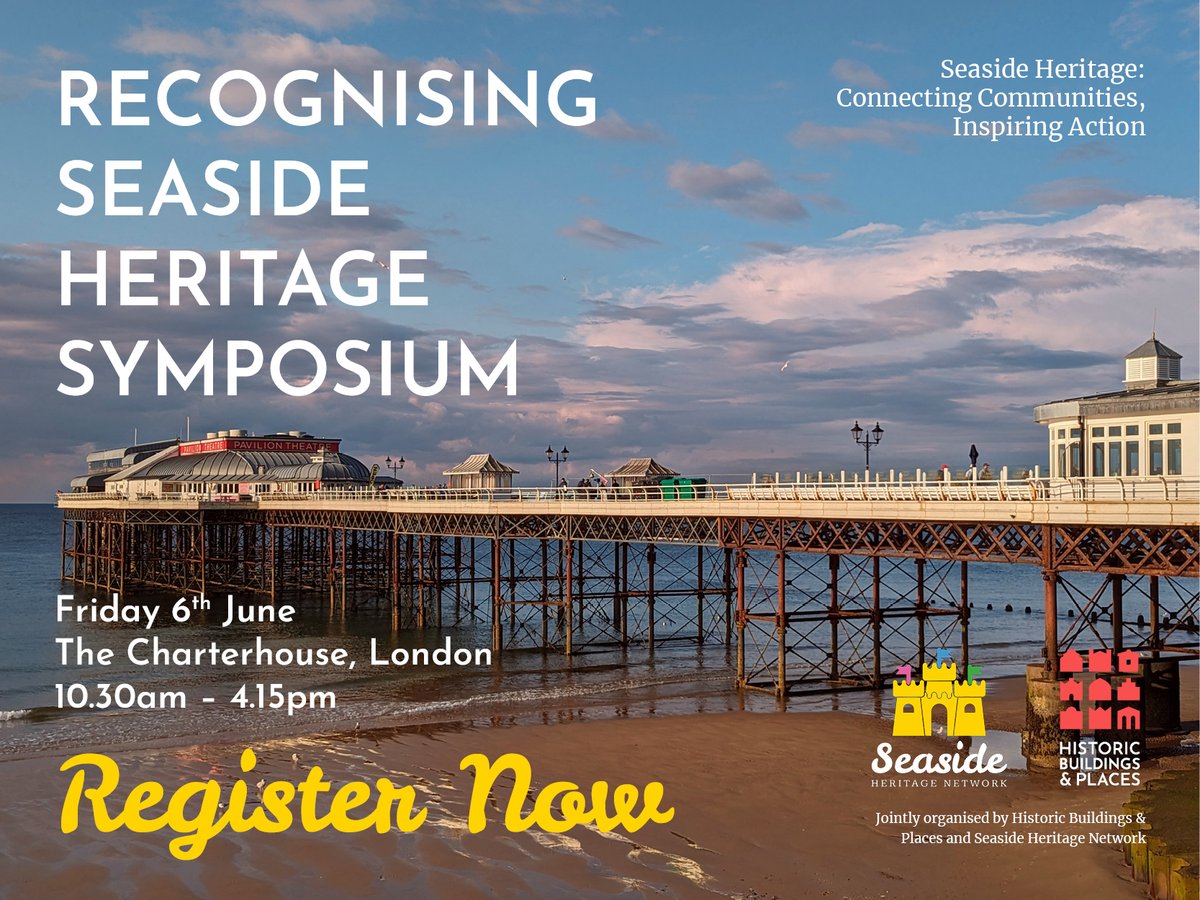 BFFarchitects (@bffarchitects) on Twitter photo Last chance to book for the Recognising Seaside Heritage Symposium, hosted by <a href="/seaside_network/">Seaside Heritage Network</a> and <a href="/hbap1924/">Historic Buildings & Places</a>. Our Managing Director, Faye Davies, will be talking about plans for the restoration of the Grade II* Great Yarmouth Winter Gardens.
hbap.org.uk/recognising-se… Last chance to book for the Recognising Seaside Heritage Symposium, hosted by <a href="/seaside_network/">Seaside Heritage Network</a> and <a href="/hbap1924/">Historic Buildings & Places</a>. Our Managing Director, Faye Davies, will be talking about plans for the restoration of the Grade II* Great Yarmouth Winter Gardens.
hbap.org.uk/recognising-se…