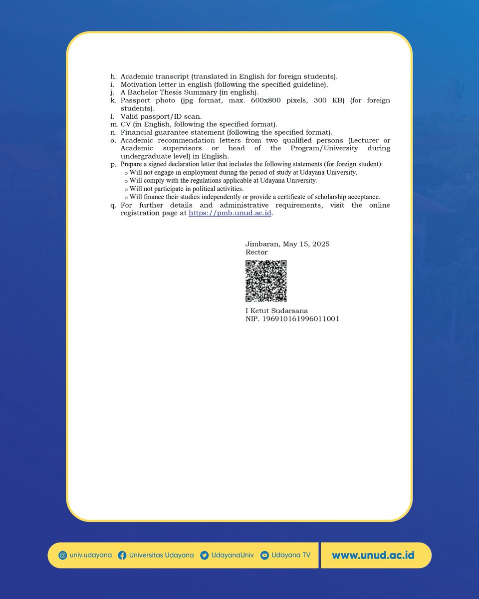 Universitas Udayana tweet media