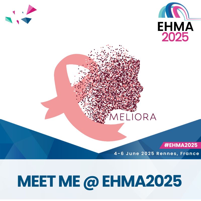 🚨 Join us at #EHMA2025 for the #MELIORA oral presentation!
📅 Friday, 6 June |
🕒 14:45–16:00 |
📍 Rennes, France |
Discover how #AI supports sustainable lifestyle change to reduce #breastcancer risk in real-world settings.
Discover more👉 ehmaconference.org/ehma-2025-conf…