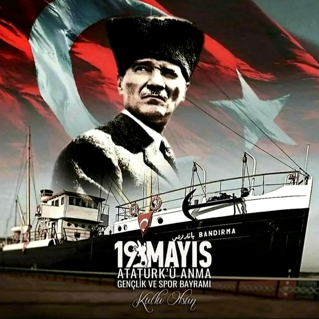 #19Mayıs 1919'da Samsun'a çıkarak kurtuluşa giden yolu ardına kadar açan Ulu Önder Gazi #MustafaKemalAtatürk'ü ve tüm silah arkadaşlarını rahmet, minnet ve şükranla anıyorum.
19 Mayıs Atatürk'ü Anma #GençlikveSporBayramı'mız kutlu olsun.
Ne mutlu Türk'üm diyene.🇹🇷