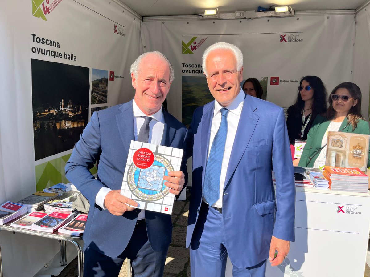 Sarà in Toscana il Festival delle Regioni e delle Province Autonome 2026. Il passaggio di consegne è avvenuto dal presidente del Veneto Luca Zaia al presidente Eugenio Giani a Venezia, dove si è aperta ieri la 4° edizione del Festival. w3.webrt.it/qJ6YU
#ItaliadelleRegioni