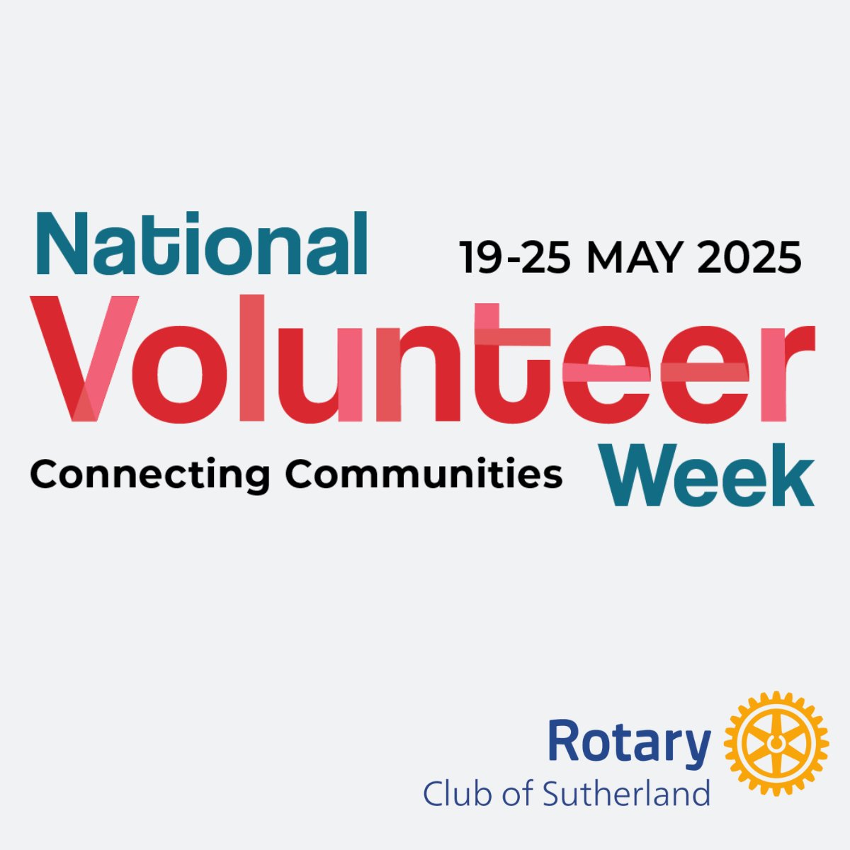 Sutherland Rotary (@suthrotary) on Twitter photo It’s National Volunteer Week!
The Rotary Club of Sutherland is excited to say thank you to all volunteers - every other person who gives up their time to help the community and globe.
If you'd like to be one of the #peopleofaction, please reach out!
#nationalvolunteerweek2025 It’s National Volunteer Week!
The Rotary Club of Sutherland is excited to say thank you to all volunteers - every other person who gives up their time to help the community and globe.
If you'd like to be one of the #peopleofaction, please reach out!
#nationalvolunteerweek2025