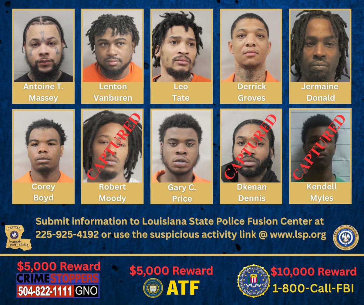 Increased rewards, again!!
Crimestoppers has increased their reward to $5,000 and the FBI has increased their reward to $10,000.