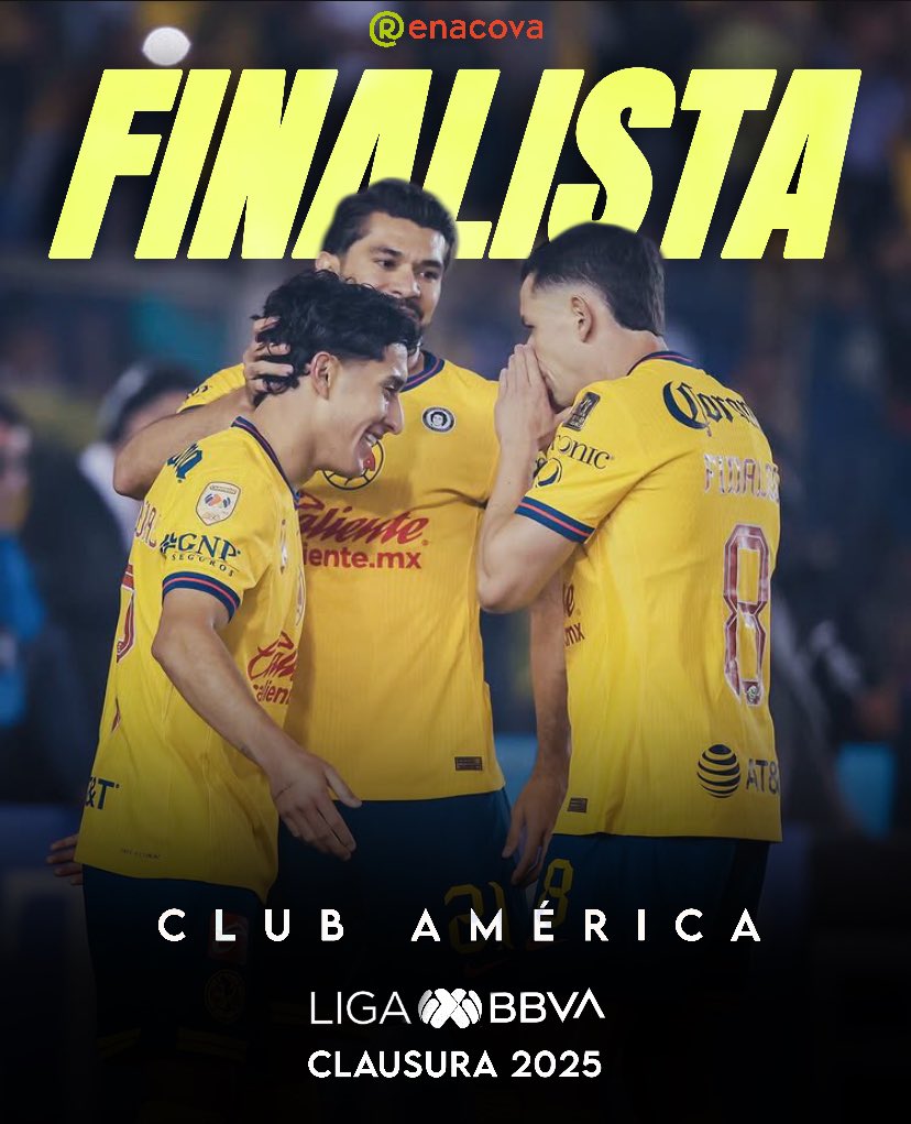¡¡AMÉRICA ES FINALISTA DE LA LIGA MX!!

¡CUARTA FINAL CONSECUTIVA!

¡BYE BYE A CRUZ AZUL OTRA VEZ!

¡VAMOS POR EL TETRA CHINGAOOO!